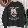 パーソナルストーカー犬ノーリッチテリア私はあなたに従います Norwich Terrier Dog スウェットシャツ 年配の女性への贈り物