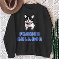 フレンチブルドッグ さん 犬【どうぶつフレンズ】グッズ ゆるくて かわいい イラスト 長袖tシャツ スウェットシャツ 年配の女性への贈り物