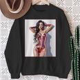 ホットガールオンtシャツ 男性用 セクシー巨乳sfピンナップガール 長袖tシャツ スウェットシャツ 年配の女性への贈り物