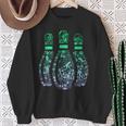ボウリングピンtシャツ ボウラー用 スウェットシャツ 年配の女性への贈り物
