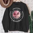 ラハイナ マウイ ハワイ レトロ 長袖tシャツ スウェットシャツ 年配の女性への贈り物