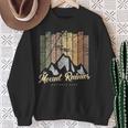 レトロマウントレーニア国立公園 Usヴィンテージマウントレーニア山 長袖tシャツ スウェットシャツ 年配の女性への贈り物