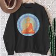 仏 マインドフルネス 仏前 ガウタマ仏教 愛 優しさ 長袖tシャツ スウェットシャツ 年配の女性への贈り物
