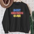 史上最高のカーソン 面白いカーソン名 Karson スウェットシャツ 年配の女性への贈り物