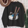 寿司ロール オウム I Kawaii Food I Blue-Masked Lovebird 長袖tシャツ スウェットシャツ 年配の女性への贈り物