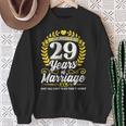 結婚して29年目の結婚記念日を乗り越えた スウェットシャツ 年配の女性への贈り物