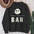 面白い 「Ban」おもしろギャグ-ジョーク 漢字 ばん 文字入り スウェットシャツ 年配の女性への贈り物