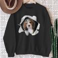 面白いtシャツ ビーグル 犬 イヌ わんこ メンズ 犬好き グッズ かわいい おもしろ 面白い 服 ネタ スウェットシャツ 年配の女性への贈り物