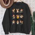 面白いtシャツ 犬 キャバリア 筋トレ ジム イヌ グッズ かわいい おもしろtシャツ 面白い 服 ネタ スウェットシャツ 年配の女性への贈り物