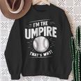 面白い野球審判シャツ メンズ I Am The Umpire スウェットシャツ 年配の女性への贈り物