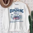 Always Exploring Campfire Ocean Outdoor ビーチライフグラフィック スウェットシャツ 年配の女性への贈り物