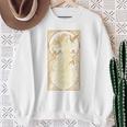 Book Lover Girl Librarian Between The Pages She Lives Premium Tri-Blend Sweatshirt Gifts for Old Women