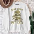 Book Lover Women Read Books Pet Cats Premium Tri-Blend Sweatshirt Gifts for Old Women Book Lover Women Read Books Pet Cats Premium Tri-Blend Sweatshirt Gifts for Old Women