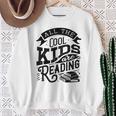 Book Reading Graphic Women Kids Book Lovers Librarian Sweatshirt Gifts for Old Women