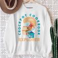 Crockpot Cookbook Baking Cooking Lovers Chef Cook Bakers Sweatshirt Gifts for Old Women