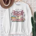 Cute Axolotl Reading Books Cozy Bookworm Fantasy Art Premium Tri-Blend Sweatshirt Gifts for Old Women Cute Axolotl Reading Books Cozy Bookworm Fantasy Art Premium Tri-Blend Sweatshirt Gifts for Old Women