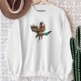 Easily Distracted By Hawks & Books Lover Falcon Bird Sweatshirt Gifts for Old Women