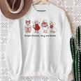 Forget Flowers Buy Me Books Silly-Goose Book Reading Lover Sweatshirt Gifts for Old Women