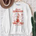 Hawaii Phrasebook 50s Tiki Style Sweatshirt Gifts for Old Women