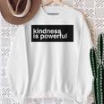Kindness Is Powerful スウェットシャツ 年配の女性への贈り物