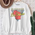 La Crosse ウィスコンシン ヴィンテージ Wi レトロ トライアングル スウェットシャツ 年配の女性への贈り物