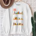 Library Librarian Bookworm Book 00 Days Without Reading Premium Tri-Blend Sweatshirt Gifts for Old Women
