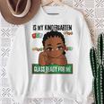 Lil Mr Kindergarten Prince Boys Melanin Boy Read Books Sweatshirt Gifts for Old Women