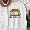 Take A Look It's In A Book Kids Reading Retro Library Sweatshirt Gifts for Old Women