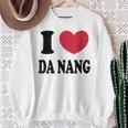I Love Da Nang ダナンが大好きです スウェットシャツ 年配の女性への贈り物