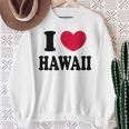 I Love Hawaii ハワイが大好き スウェットシャツ 年配の女性への贈り物