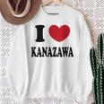 I Love Kanazawa アイ・ラブ・金沢 スウェットシャツ 年配の女性への贈り物