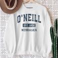 O'neill ネブラスカneビンテージアスレチックスポーツデザイン スウェットシャツ 年配の女性への贈り物
