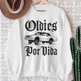 Oldies Porida ヴィンテージ ローライダー 車 メキシカン チカーノ チョロ 長袖tシャツ スウェットシャツ 年配の女性への贈り物