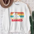 I Read Banned Book Bookworm Reader Nerd Bookish Librarian Sweatshirt Gifts for Old Women