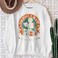 Read Books Be Kind Stay Weird Skeleton Reading Goth Bookish Premium Sweatshirt Gifts for Old Women