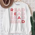 Read Books Library Bookworm Librarian Book Lover Sweatshirt Gifts for Old Women