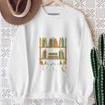 Reading Book Nerd Hoarder Bookworm Hoarding Sweatshirt Gifts for Old Women