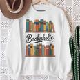 Reading As a Bookaholic For Book Lovers Sweatshirt Gifts for Old Women
