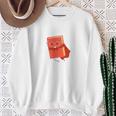 Reading Books Gives Me Superpowers Superhero Book Premium Tri-Blend Sweatshirt Gifts for Old Women
