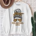 Reading Mom Books Lover Mom Library Mother's Day Sweatshirt Gifts for Old Women