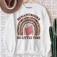Reading-TShirt So Many Books Little Time Bookworm Teacher Sweatshirt Gifts for Old Women Reading-TShirt So Many Books Little Time Bookworm Teacher Sweatshirt Gifts for Old Women