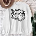 Reading Women Girls Just One More Chapter Book Lover Sweatshirt Gifts for Old Women Reading Women Girls Just One More Chapter Book Lover Sweatshirt Gifts for Old Women