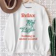 Relax Labrador Dog Owner Graphic スウェットシャツ 年配の女性への贈り物