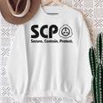 ScpecureContainProtect-Cp Foundation スウェットシャツ 年配の女性への贈り物