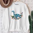 Unearth A Story Summer Reading 2026 Cute Plesiosaurus Book Sweatshirt Gifts for Old Women