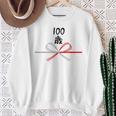 【100歳】誕生日 お祝い 水引 和柄 日本のお土産 記念品 ギャグ ウケ狙い 贈り物 ギフト 面白い おもしろ スウェットシャツ 年配の女性への贈り物