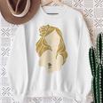 かわいいタトゥーガールファニーユニセックスデザインメンズレディースtシャツ スウェットシャツ 年配の女性への贈り物