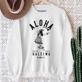 アロハ フラクラブ ハレイワ ハワイ 長袖tシャツ スウェットシャツ 年配の女性への贈り物