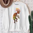ココペリネイティブアメリカンtシャツ スモールプリント スウェットシャツ 年配の女性への贈り物