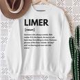 トリニダード・トバゴ Limer Definition Liming Lime スウェットシャツ 年配の女性への贈り物